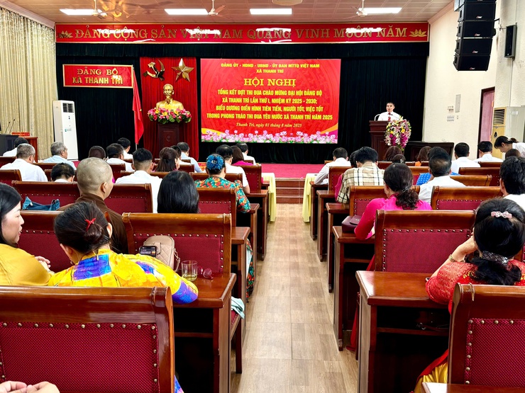 Xã Thanh Trì: Chung sức – Đồng lòng tổ chức thành công Đại hội Đảng bộ xã Thanh Trì lần thứ I, nhiệm kỳ 2025 - 2030 và phong trào thi đua yêu nước lan tỏa mạnh mẽ năm 2025.- Ảnh 4.