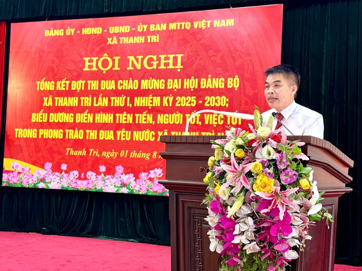 Xã Thanh Trì: Chung sức – Đồng lòng tổ chức thành công Đại hội Đảng bộ xã Thanh Trì lần thứ I, nhiệm kỳ 2025 - 2030 và phong trào thi đua yêu nước lan tỏa mạnh mẽ năm 2025.- Ảnh 5.