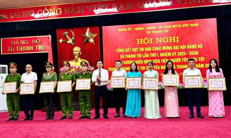 Xã Thanh Trì: Chung sức – Đồng lòng tổ chức thành công Đại hội Đảng bộ xã Thanh Trì lần thứ I, nhiệm kỳ 2025 - 2030 và phong trào thi đua yêu nước lan tỏa mạnh mẽ năm 2025.- Ảnh 7.