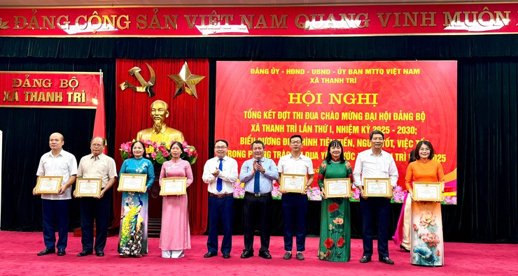Xã Thanh Trì: Chung sức – Đồng lòng tổ chức thành công Đại hội Đảng bộ xã Thanh Trì lần thứ I, nhiệm kỳ 2025 - 2030 và phong trào thi đua yêu nước lan tỏa mạnh mẽ năm 2025.- Ảnh 12.