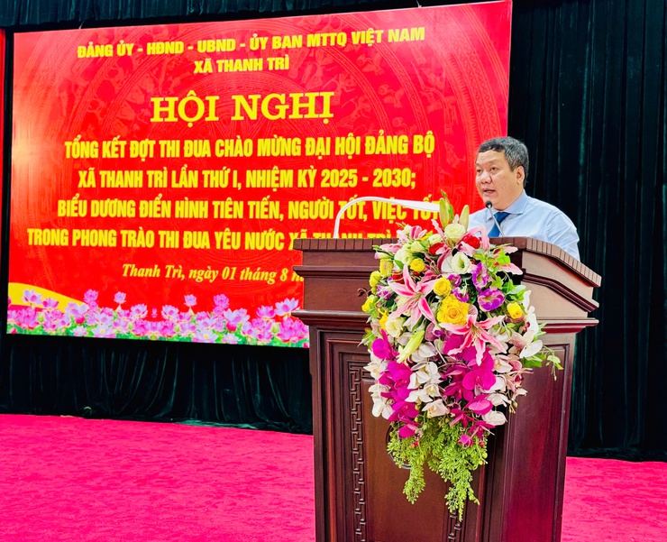 Xã Thanh Trì: Chung sức – Đồng lòng tổ chức thành công Đại hội Đảng bộ xã Thanh Trì lần thứ I, nhiệm kỳ 2025 - 2030 và phong trào thi đua yêu nước lan tỏa mạnh mẽ năm 2025.- Ảnh 6.