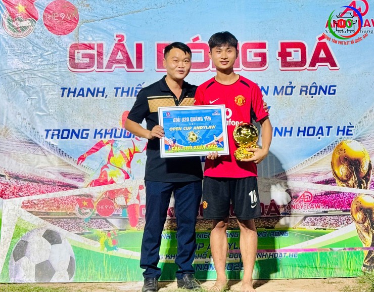 Bế mạc Giải bóng đá thanh niên U20 Quảng Yên mở rộng – Cúp ANDYLAW- Ảnh 8.