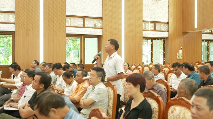 HỘI NGHỊ GIAO BAN CÔNG TÁC THÁNG 8/2025 GIỮA LÃNH ĐẠO UBND XÃ VỚI TRƯỞNG CÁC THÔN, KHU, TỔ TRƯỞNG TỔ DÂN PHỐ TRÊN ĐỊA BÀN XÃ THƯ LÂM.- Ảnh 6.