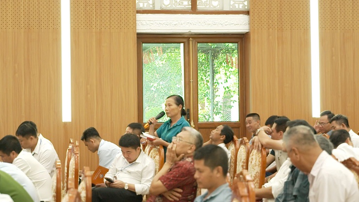 HỘI NGHỊ GIAO BAN CÔNG TÁC THÁNG 8/2025 GIỮA LÃNH ĐẠO UBND XÃ VỚI TRƯỞNG CÁC THÔN, KHU, TỔ TRƯỞNG TỔ DÂN PHỐ TRÊN ĐỊA BÀN XÃ THƯ LÂM.- Ảnh 7.