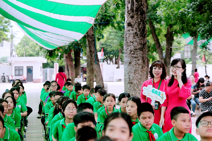 Trường THCS Thư Lâm tổ chức chương trình Chào đón học sinh lớp 6 năm học 2025-2026- Ảnh 6.