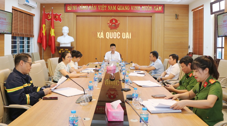 Quốc Oai triển khai phương án bảo đảm an ninh trật tự và phòng cháy chữa cháy phục vụ Đại hội Đảng bộ xã nhiệm kỳ 2025-2030- Ảnh 1.