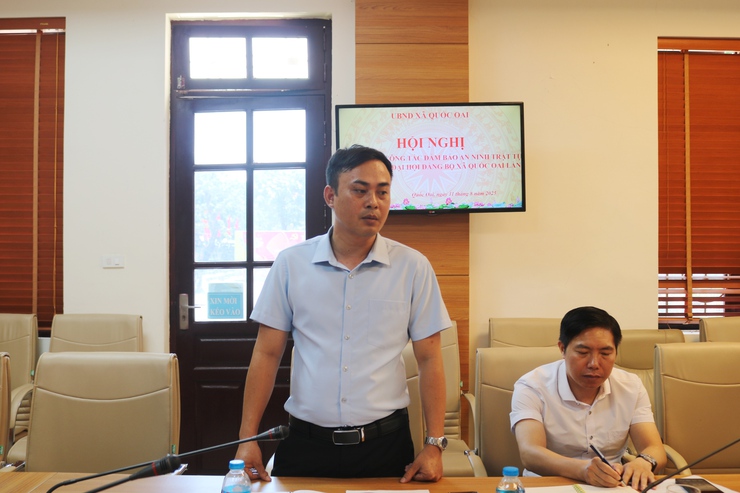 Quốc Oai triển khai phương án bảo đảm an ninh trật tự và phòng cháy chữa cháy phục vụ Đại hội Đảng bộ xã nhiệm kỳ 2025-2030- Ảnh 4.