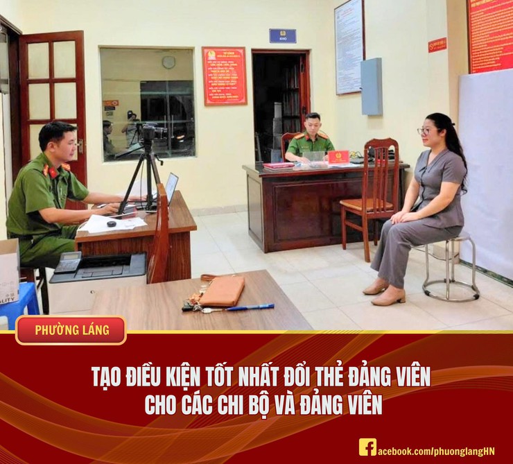 TẠO ĐIỀU KIỆN TỐT NHẤT ĐỔI THẺ ĐẢNG VIÊN CHO CÁC CHI BỘ VÀ ĐẢNG VIÊN- Ảnh 1.