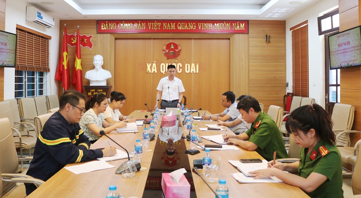 Quốc Oai triển khai phương án bảo đảm an ninh trật tự và phòng cháy chữa cháy phục vụ Đại hội Đảng bộ xã nhiệm kỳ 2025-2030- Ảnh 6.