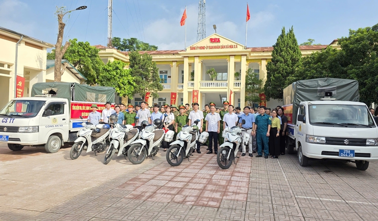 Hòa Xá ra quân tổng kiểm tra, xử lý vi phạm hành lang giao thông, trật tự đô thị, trật tự công cộng và vệ sinh môi trường năm 2025- Ảnh 1.