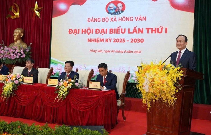Đại hội đại biểu Đảng bộ xã Hồng Vân lần thứ I, nhiệm kỳ 2025 – 2030. Đại hội đánh dấu bước chuyển mình lịch sử của địa phương- Ảnh 3.