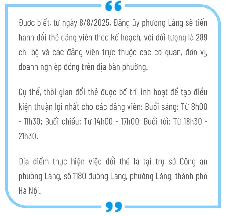 TẠO ĐIỀU KIỆN TỐT NHẤT ĐỔI THẺ ĐẢNG VIÊN CHO CÁC CHI BỘ VÀ ĐẢNG VIÊN- Ảnh 2.