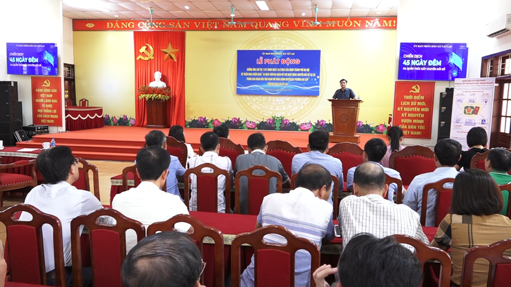 Xã Vật Lại phát động Chiến dịch "45 ngày đêm ra quân hỗ trợ hoạt động chuyển đổi số trong giai đoạn đầu vận hành mô hình chính quyền địa phương hai cấp" trên địa bàn xã Vật Lại- Ảnh 1.