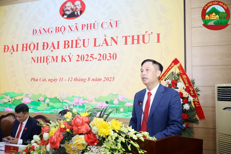 Đại hội Đảng bộ xã Phú Cát lần thứ I: Quyết tâm xây dựng xã giàu đẹp, văn minh- Ảnh 8.