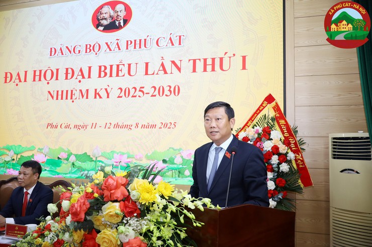 Đại hội Đảng bộ xã Phú Cát lần thứ I: Quyết tâm xây dựng xã giàu đẹp, văn minh- Ảnh 10.