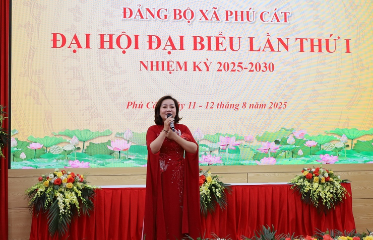 Đại hội Đảng bộ xã Phú Cát lần thứ I: Quyết tâm xây dựng xã giàu đẹp, văn minh- Ảnh 13.