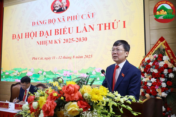 Đại hội Đảng bộ xã Phú Cát lần thứ I: Quyết tâm xây dựng xã giàu đẹp, văn minh- Ảnh 4.