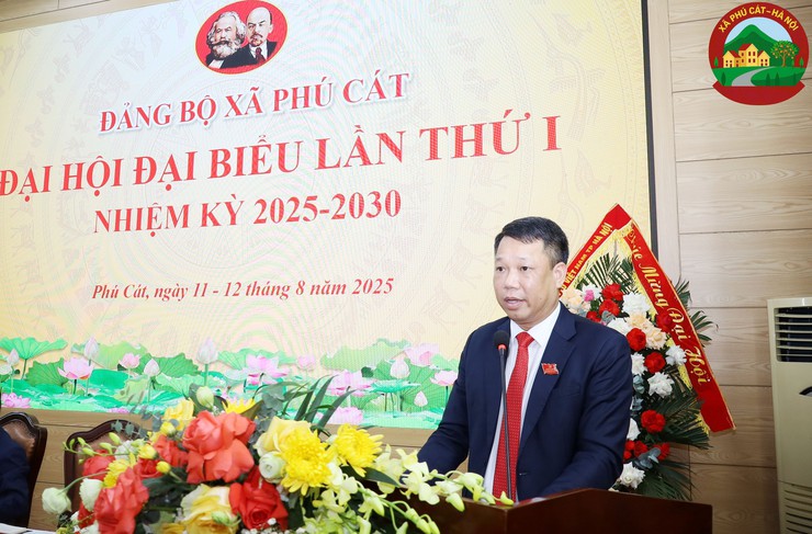 Đại hội Đảng bộ xã Phú Cát lần thứ I: Quyết tâm xây dựng xã giàu đẹp, văn minh- Ảnh 5.