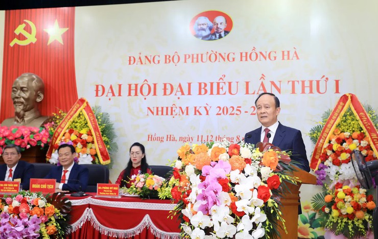 Đại hội đại biểu Đảng bộ phường Hồng Hà lần thứ I, nhiệm kỳ 2025 - 2030- Ảnh 3.
