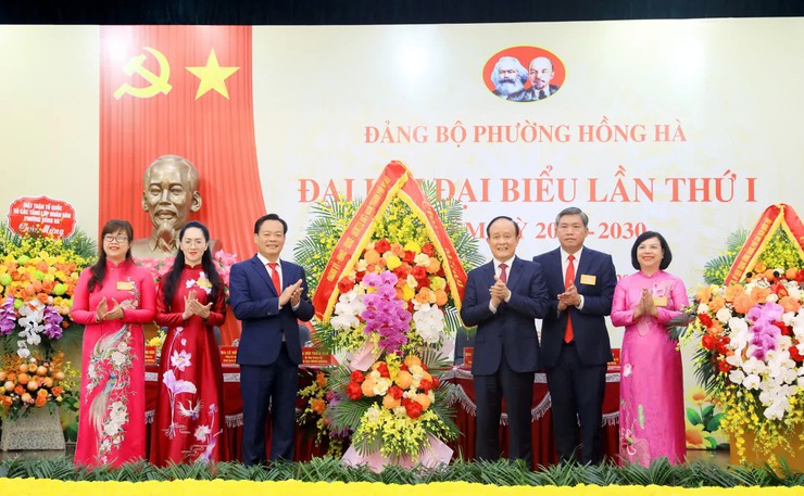 Đại hội đại biểu Đảng bộ phường Hồng Hà lần thứ I, nhiệm kỳ 2025 - 2030- Ảnh 2.