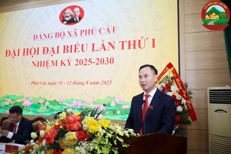 Đại hội Đảng bộ xã Phú Cát lần thứ I: Quyết tâm xây dựng xã giàu đẹp, văn minh- Ảnh 6.