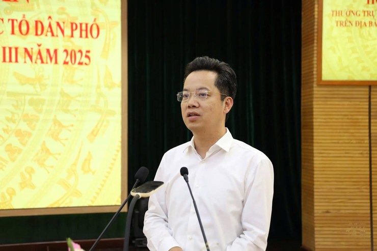  Phường Hoàn Kiếm tổ chức hội nghị giao ban với các Tổ dân phố trên địa bàn.- Ảnh 2.
