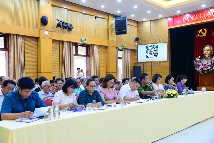  Phường Hoàn Kiếm tổ chức hội nghị giao ban với các Tổ dân phố trên địa bàn.- Ảnh 6.