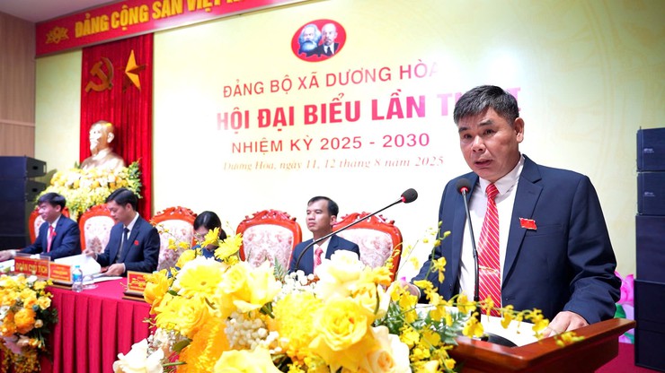 Phiên thứ Nhất Đại hội đại biểu Đảng bộ xã Dương Hoà lần thứ Nhất, nhiệm kỳ 2025-2030- Ảnh 6.