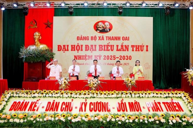 Xã Thanh Oai tiến hành phiên trù bị - Đại hội Đảng bộ xã lần thứ I, nhiệm kỳ 2025–2030- Ảnh 1.