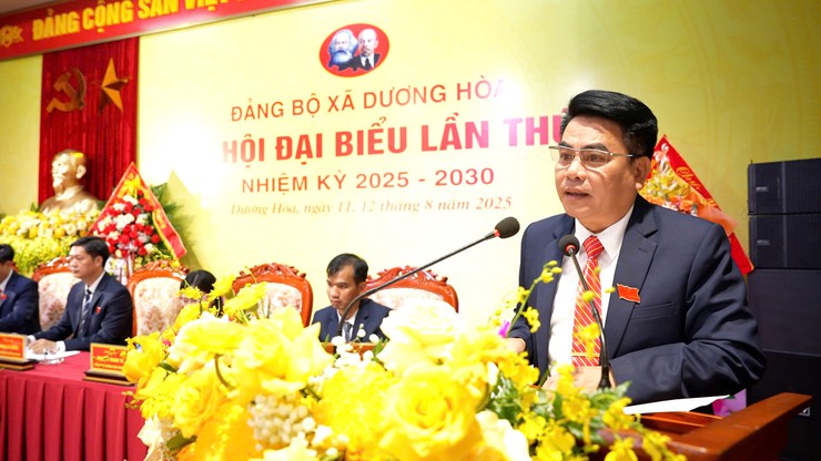 Nhiệm kỳ 2025-2030: Đảng bộ xã Dương Hoà nêu cao ý chí, vững niềm tin, quyết tâm xây dựng xã thành đô thị xanh, văn minh, hiện đại, hạnh phúc- Ảnh 12.