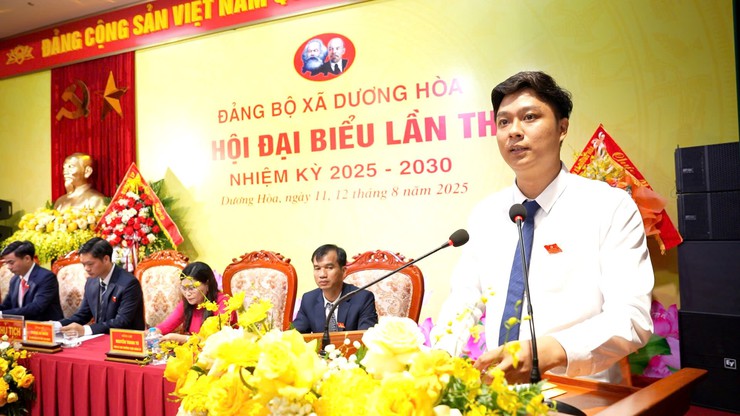 Nhiệm kỳ 2025-2030: Đảng bộ xã Dương Hoà nêu cao ý chí, vững niềm tin, quyết tâm xây dựng xã thành đô thị xanh, văn minh, hiện đại, hạnh phúc- Ảnh 14.