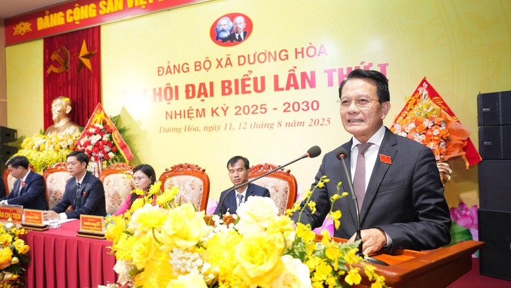 Nhiệm kỳ 2025-2030: Đảng bộ xã Dương Hoà nêu cao ý chí, vững niềm tin, quyết tâm xây dựng xã thành đô thị xanh, văn minh, hiện đại, hạnh phúc- Ảnh 17.