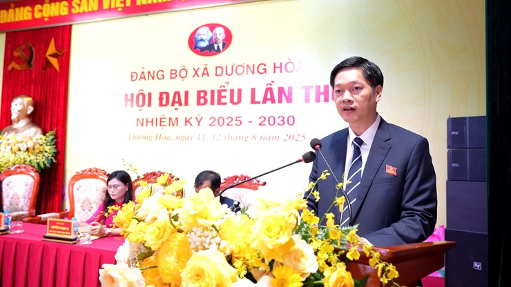 Nhiệm kỳ 2025-2030: Đảng bộ xã Dương Hoà nêu cao ý chí, vững niềm tin, quyết tâm xây dựng xã thành đô thị xanh, văn minh, hiện đại, hạnh phúc- Ảnh 9.