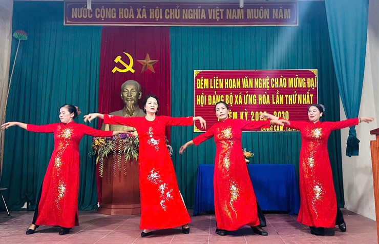 Sôi nổi các hoạt động chào mừng Đại hội đại biểu Đảng bộ xã Ứng Hòa lần thứ I, Nhiệm kỳ 2025 – 2030.- Ảnh 36.