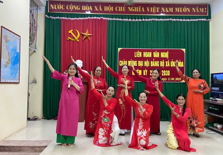 Sôi nổi các hoạt động chào mừng Đại hội đại biểu Đảng bộ xã Ứng Hòa lần thứ I, Nhiệm kỳ 2025 – 2030.- Ảnh 32.
