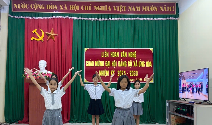 Sôi nổi các hoạt động chào mừng Đại hội đại biểu Đảng bộ xã Ứng Hòa lần thứ I, Nhiệm kỳ 2025 – 2030.- Ảnh 31.