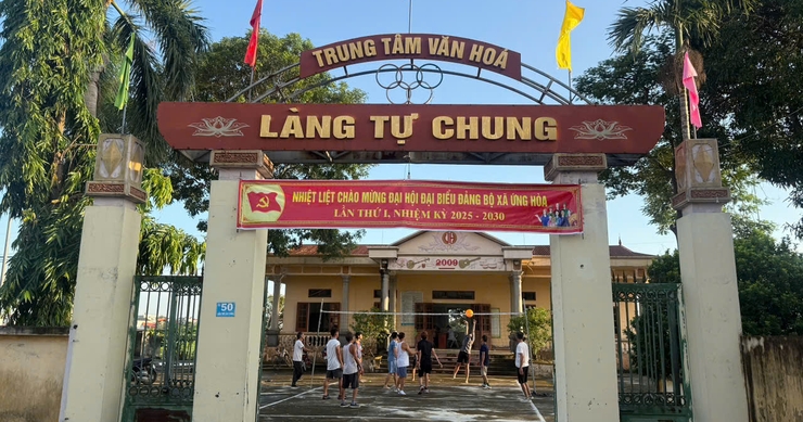 Sôi nổi các hoạt động chào mừng Đại hội đại biểu Đảng bộ xã Ứng Hòa lần thứ I, Nhiệm kỳ 2025 – 2030.- Ảnh 29.