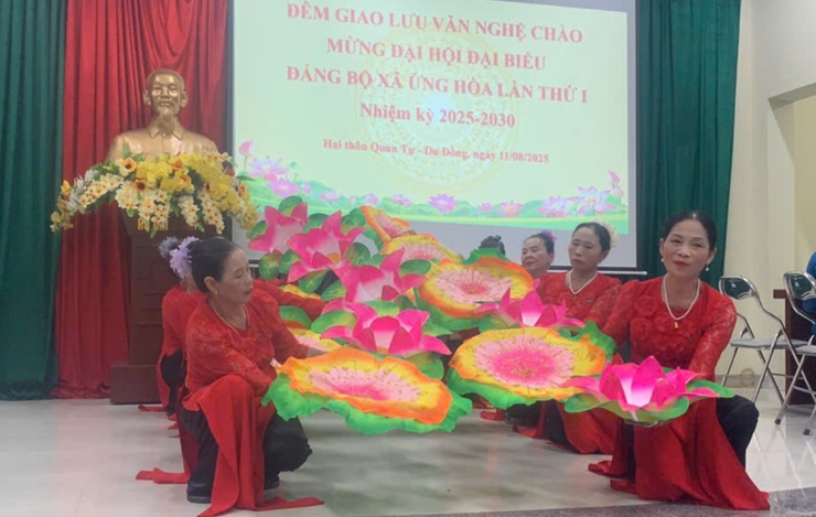 Sôi nổi các hoạt động chào mừng Đại hội đại biểu Đảng bộ xã Ứng Hòa lần thứ I, Nhiệm kỳ 2025 – 2030.- Ảnh 24.