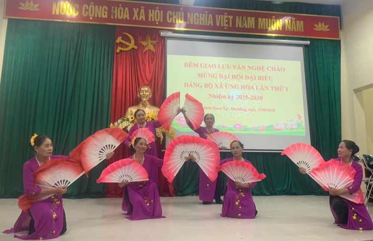 Sôi nổi các hoạt động chào mừng Đại hội đại biểu Đảng bộ xã Ứng Hòa lần thứ I, Nhiệm kỳ 2025 – 2030.- Ảnh 23.
