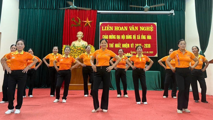 Sôi nổi các hoạt động chào mừng Đại hội đại biểu Đảng bộ xã Ứng Hòa lần thứ I, Nhiệm kỳ 2025 – 2030.- Ảnh 21.