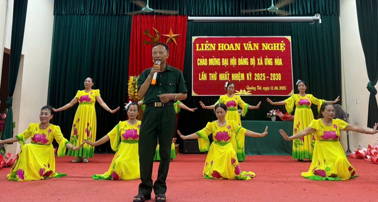 Sôi nổi các hoạt động chào mừng Đại hội đại biểu Đảng bộ xã Ứng Hòa lần thứ I, Nhiệm kỳ 2025 – 2030.- Ảnh 20.