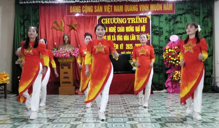 Sôi nổi các hoạt động chào mừng Đại hội đại biểu Đảng bộ xã Ứng Hòa lần thứ I, Nhiệm kỳ 2025 – 2030.- Ảnh 16.
