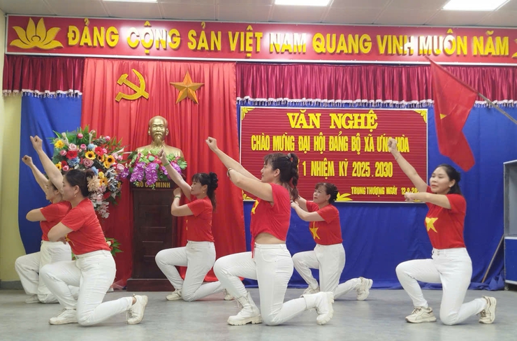 Sôi nổi các hoạt động chào mừng Đại hội đại biểu Đảng bộ xã Ứng Hòa lần thứ I, Nhiệm kỳ 2025 – 2030.- Ảnh 11.