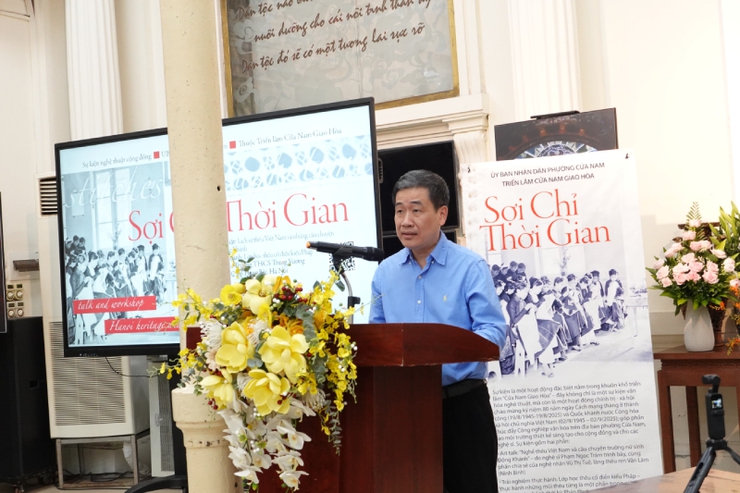 “Sợi chỉ thời gian” - không gian văn hóa sáng tạo độc đáo tại phường Cửa Nam, Hà Nội- Ảnh 2.