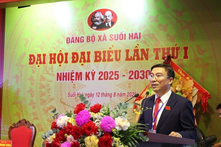 Đại hội đại biểu Đảng bộ xã Suối Hai lần thứ I: Giữ gìn bản sắc văn hóa, nâng cao chất lượng cuộc sống nhân dân- Ảnh 7.