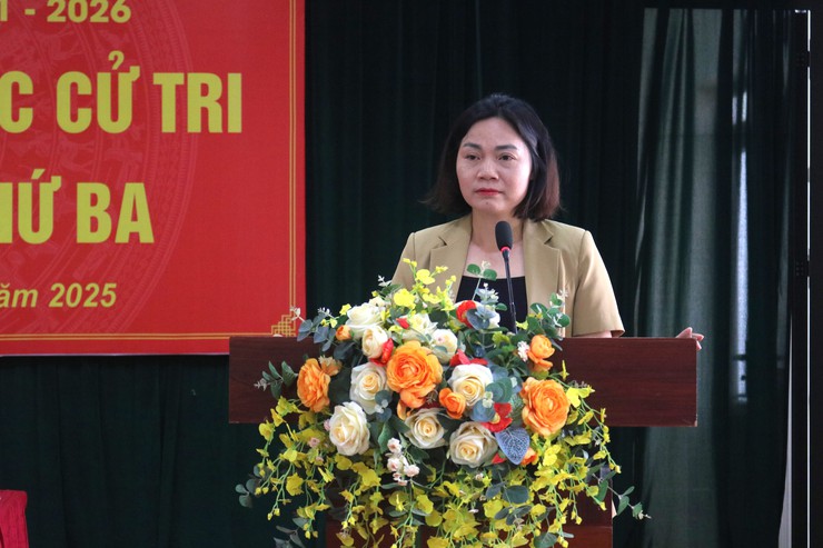 HĐND phường Tây Mỗ tổ chức Hội nghị tiếp xúc cử tri sau Kỳ họp thứ Ba- Ảnh 3.
