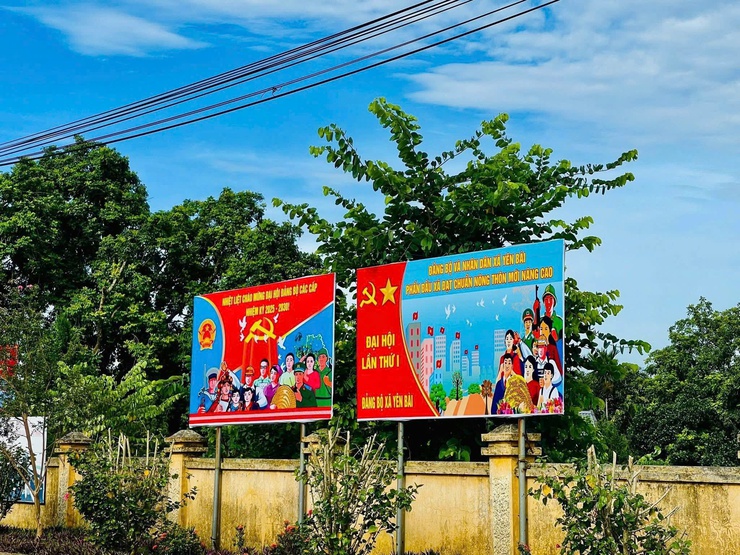 Không khí rộn ràng, cờ hoa rực rỡ, mọi công tác chuẩn bị cho Đại hội Đại biểu Đảng bộ xã Yên Bài lần thứ I, nhiệm kỳ 2025-2030 đã hoàn tất.- Ảnh 2.