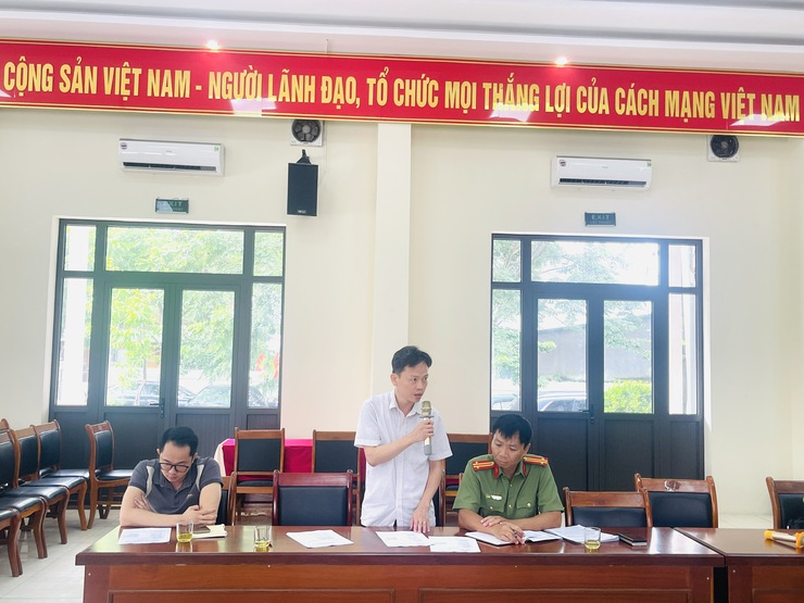Xã Thiên Lộc tổ chức hội nghị đánh giá năng lực các công ty cung ứng thực phẩm, sữa, nước cho trường học.- Ảnh 4.