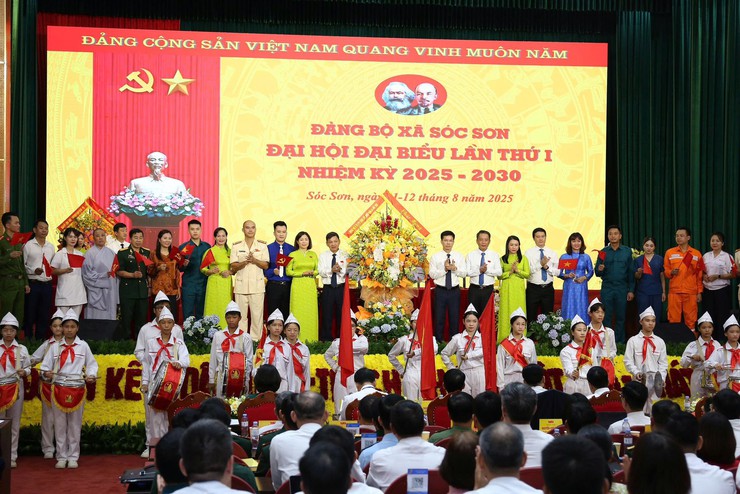 ĐẠI HỘI ĐẠI BIỂU ĐẢNG BỘ XÃ SÓC SƠN LẦN THỨ I, NHIỆM KỲ 2025-2030 THÀNH CÔNG TỐT ĐẸP- Ảnh 2.