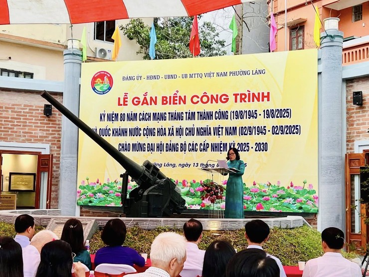 GẮN BIỂN CÔNG TRÌNH TU BỔ, TÔN TẠO DI TÍCH PHÁO ĐÀI LÁNG- Ảnh 4.